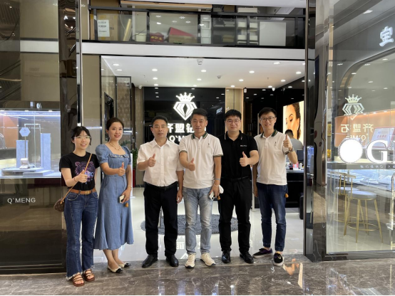 研究院一行走访深圳市齐盟珠宝商贸有限公司