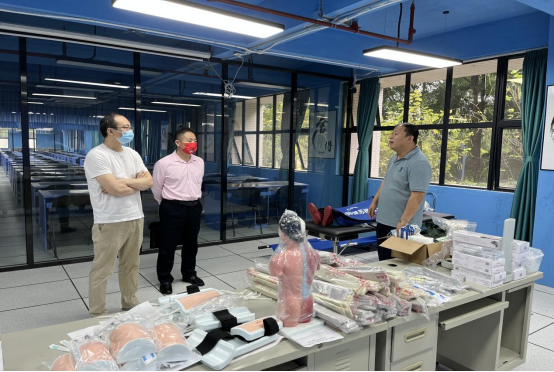 唐重振院长率队赴名冠邮轮产教融合实训基地考察交流